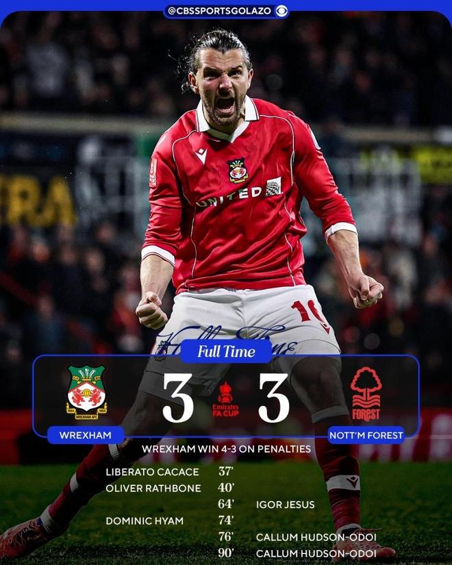 老板“死侍”观战 英冠队足总杯爆冷 7-6淘汰英超劲旅 3年连升3级