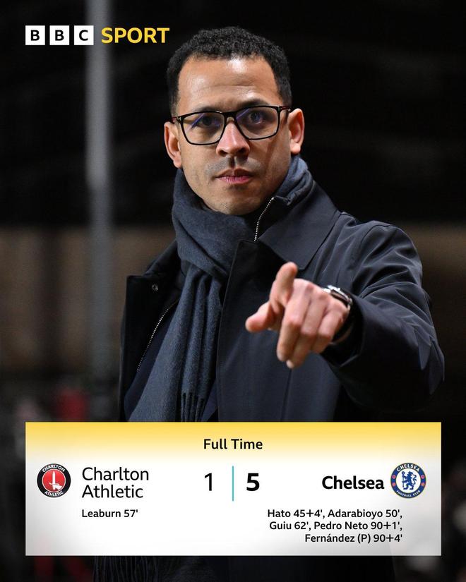 狂轰5球+终结5场不胜！切尔西新帅首秀大胜，将对决阿森纳