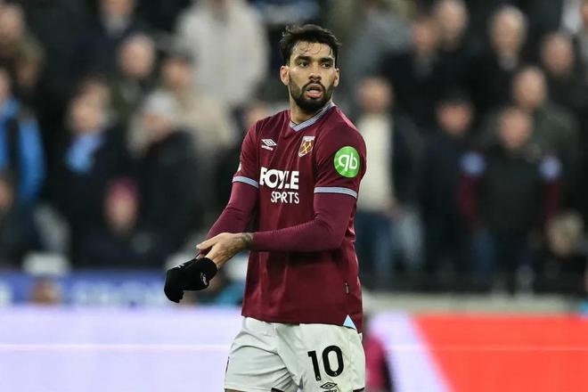 英媒：帕奎塔对冬窗离开西汉姆联持开放态度，球员倾向回巴西