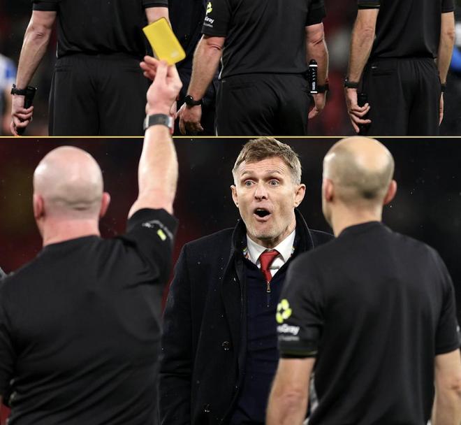 不满判罚，弗莱彻赛后找主裁理论结果被出示黄牌