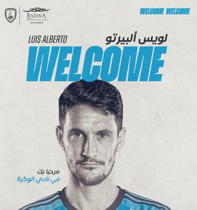 官方：拉齐奥和利物浦旧将阿尔贝托加盟卡塔尔沃克拉