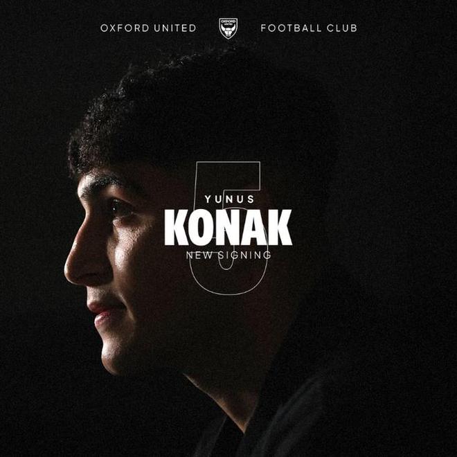 官方：布伦特福德20岁中场科纳克租借加盟英冠牛津联