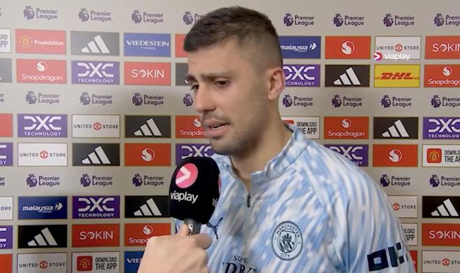 罗德里：这是不太典型的曼城；单纯控球是没有意义的