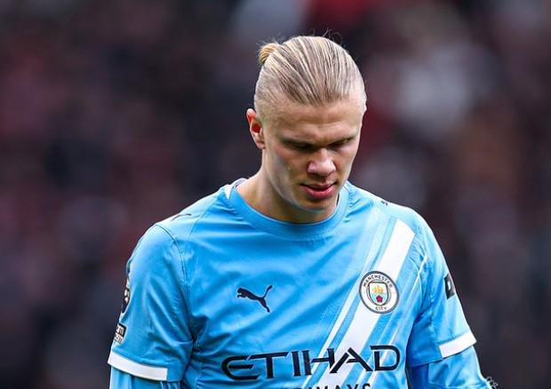 哈兰德连续8场比赛无运动战进球，自莫尔德时期以来最长