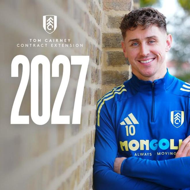 官方：富勒姆与队长凯尔尼续约至2027年