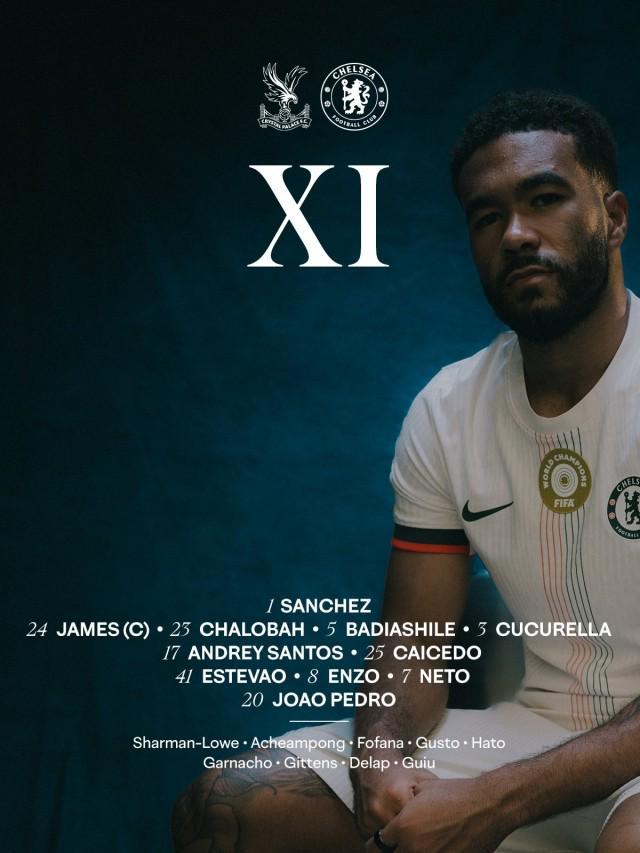 【首发】蓝军客战老鹰，帕尔默缺阵