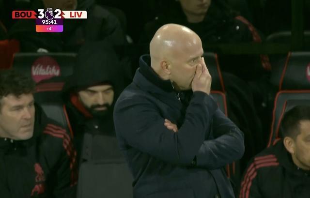 利物浦各项赛事连续13场不败遭终结，英超连续5轮不胜