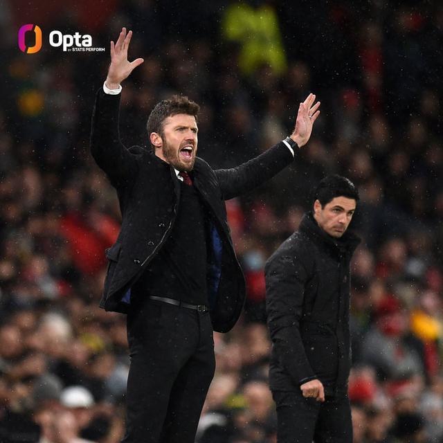 塔帅治下阿森纳进球2+的情况下只输了2场，都是输给卡里克