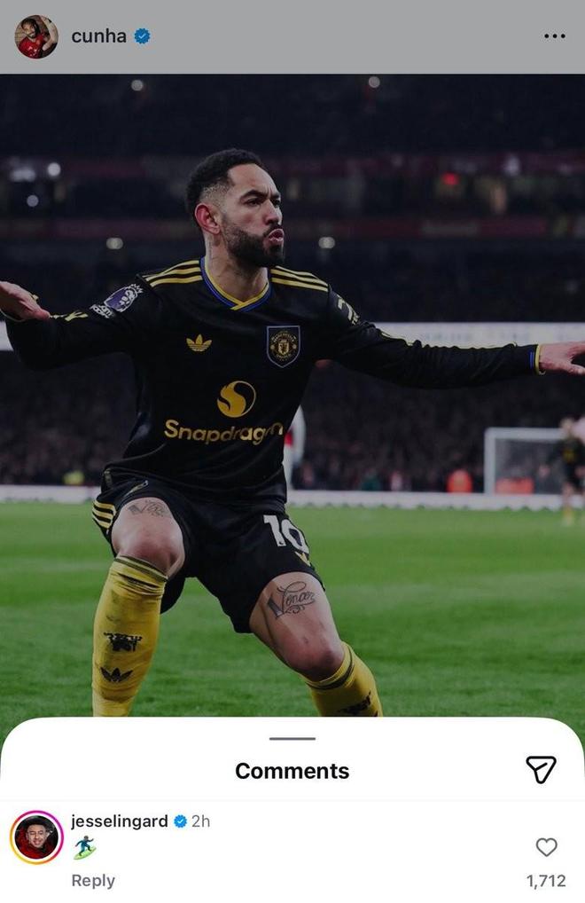 你也喜欢在酋长球场跳舞吗，库尼亚晒庆祝照林加德评论区互动