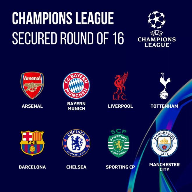 欧冠综述：英超5队直通16强！皇马+大巴黎进附加赛，穆帅压哨晋级