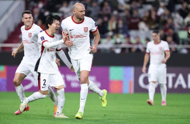 【亚冠】费利佩梅开二度 蓉城客场2比2神户胜利船