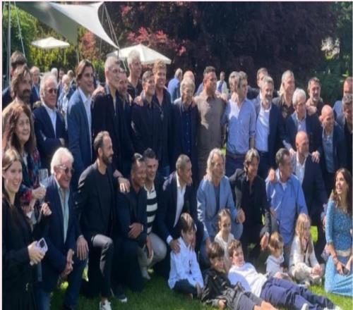 莫拉蒂80岁大寿，大罗、雷科巴、维埃里、皮尔洛等球星到场祝贺