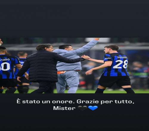 帕瓦尔告别小因扎吉：很荣幸曾在你麾下踢球，感谢你所做的一切