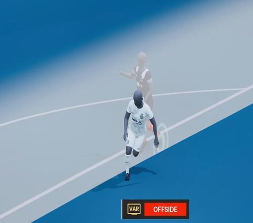 巴雷拉直塞，劳塔罗打反角越位在先进球无效