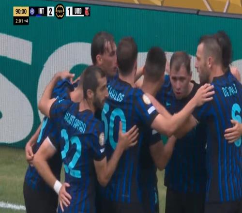 卡博尼第92分钟破门，国米21反超！