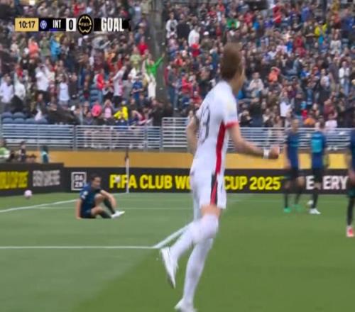 创造历史，亚洲球队面对意大利球队首次在世俱杯上取得进球