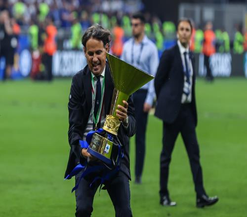 3年2进欧冠决赛！小因扎吉执教国米4年收获6冠，1意甲2意杯