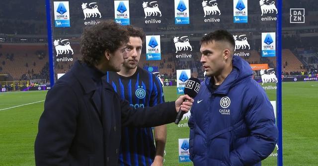 劳塔罗：我们在科莫面前展现了实力；感激家人和所有爱我的人