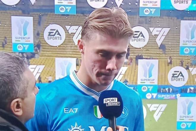 霍伊伦：决赛想踢国米还是博洛尼亚？对我来说都一样