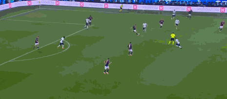 半场：国米1-1博洛尼亚，图拉姆闪击，奥尔索利尼点射扳平