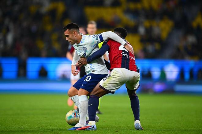 苦主，国米各项赛事近7次对阵博洛尼亚1胜2平4负