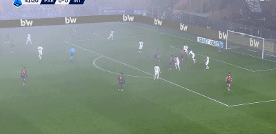 半场：国米1-0帕尔马，迪马尔科破门，比塞克、翁德赖伊卡中柱