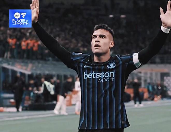 官方：国米队长劳塔罗当选意甲12月最佳球员