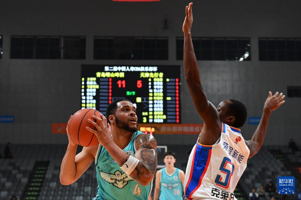 CBA俱乐部杯赛：青岛崂山啤酒胜天津先行者
