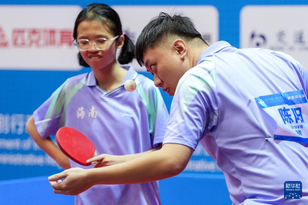 全国残特奥会｜特奥乒乓球：混合双打22-29岁组A组赛况
