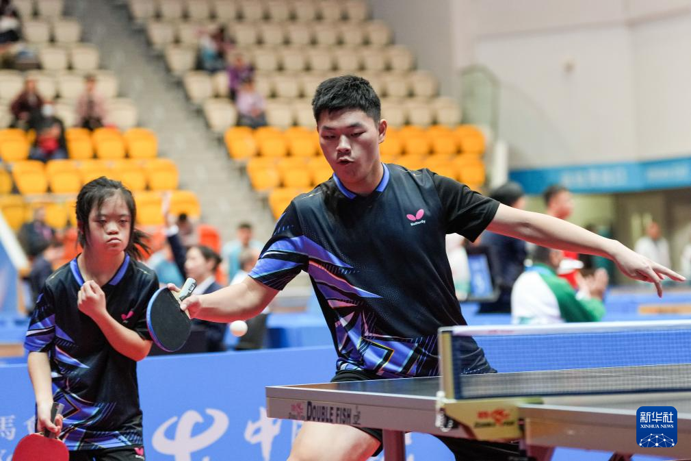 全国残特奥会｜特奥乒乓球：混合双打16-21岁组赛况