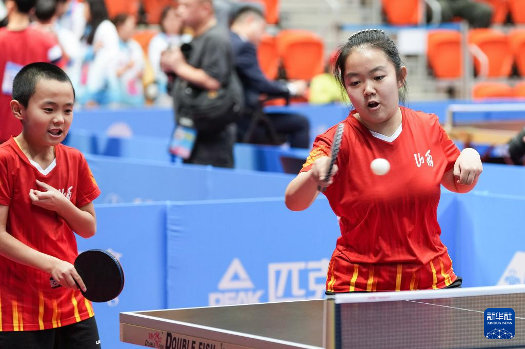 全国残特奥会｜特奥乒乓球：混双12-15岁组A组赛况