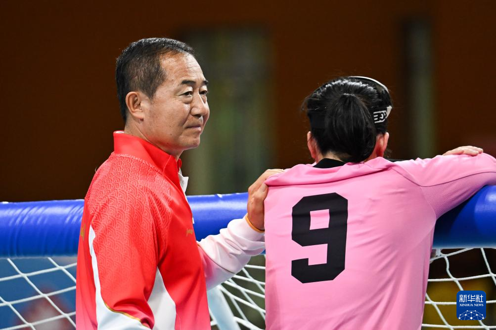 盲人门球女子1-4名交叉赛：云南胜北京