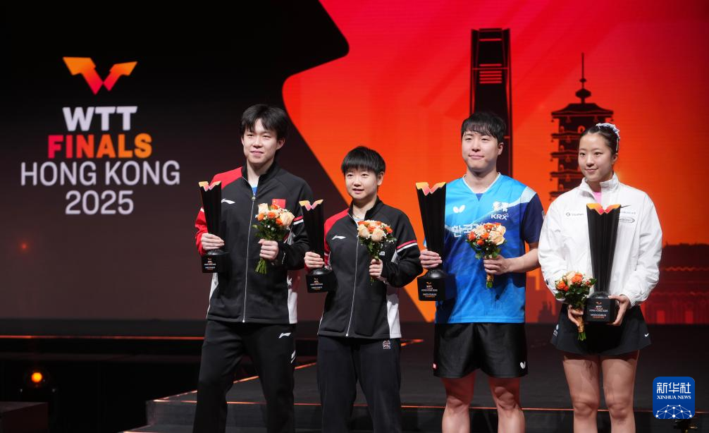 WTT香港总决赛：林仲勋/申裕斌混双夺冠