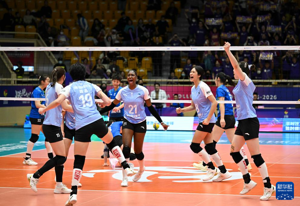女排超级联赛：天津渤海银行胜福建安溪铁观音