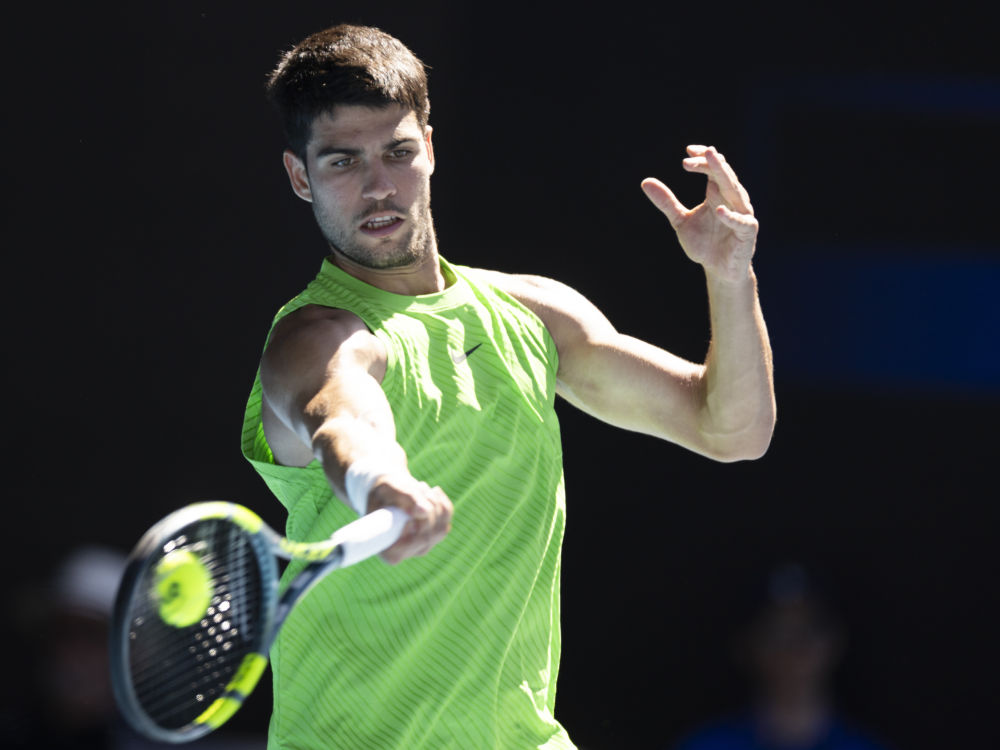 澳網綜合：阿爾卡拉斯第100場大滿貫賽完勝