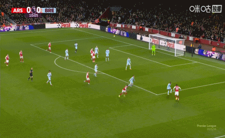 梅超锋！本·怀特下底传中 梅里诺头球破门，阿森纳开局1-0领先