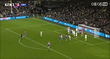 绝杀!水晶宫角球机会,格伊头球破门,水晶宫2-1富勒姆 绝杀!水晶宫角球机会,格伊头球破门,水晶宫2-1富勒姆