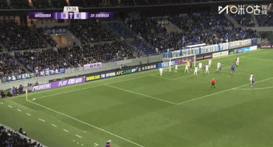 申花0-1落后广岛！申花后点朱辰杰漏人被甩开，荒木隼人头球破门