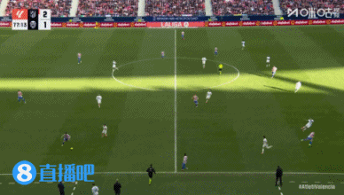 瑟尔洛特破门，随后边裁示意越位在先，马竞仍2-1领先瓦伦西亚