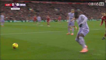 闪击！布莱顿失误，埃基蒂克46秒破门 戈麦斯助攻，利物浦1-0领先