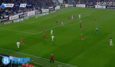尤文1-0领先罗马！坎比亚索脚后跟助攻，孔塞桑推远角破门
