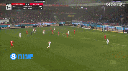 拜仁2-0领先！海登海姆球员倒地变乌龙助攻，奥利塞抽射空门得手