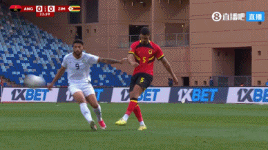卡内罗助攻达拉抽射球门近角破门，安哥拉1-0领先津巴布韦