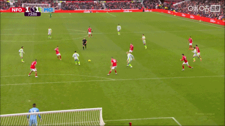 神扑！福登门前近距离射门，被门将约翰·维克托神勇挡出