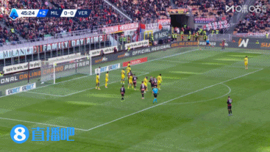 还得看他！上半场补时拉比奥特助攻普利西奇破门，米兰1-0维罗纳