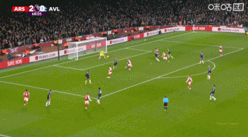 阿森纳3-0维拉！特罗萨德禁区外远射得手，VAR回看确认进球有效