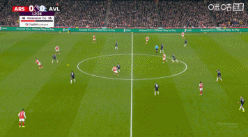 约克雷斯回撤接球被抢断，孔萨直塞，沃特金斯近距离绝佳机会打偏