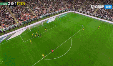 利雅得胜利扳平！布罗佐维奇开出角球，阿姆里头槌完成梅开二度
