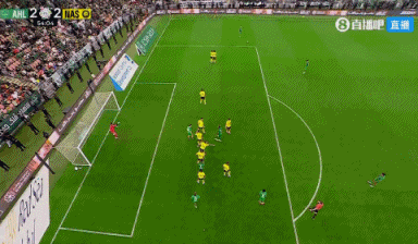 托尼脚跟助攻德米拉尔头球破门！吉达国民3-2再度领先利雅得胜利