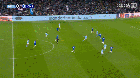 巴迪亚西勒乌龙助攻，赖因德斯爆射破门，曼城1-0领先切尔西！